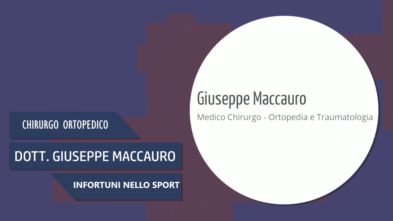 Intervista al Dott. Giuseppe Maccauro – Infortuni nello Sport