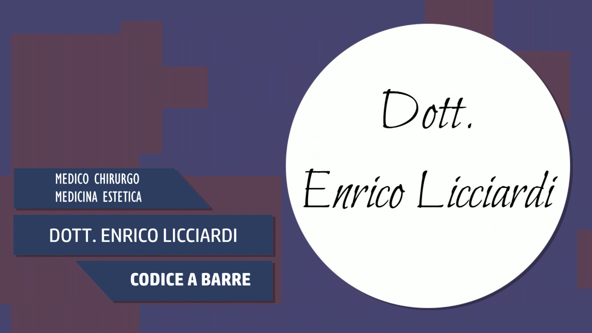 Dott. Enrico Licciardi – Codice a Barre