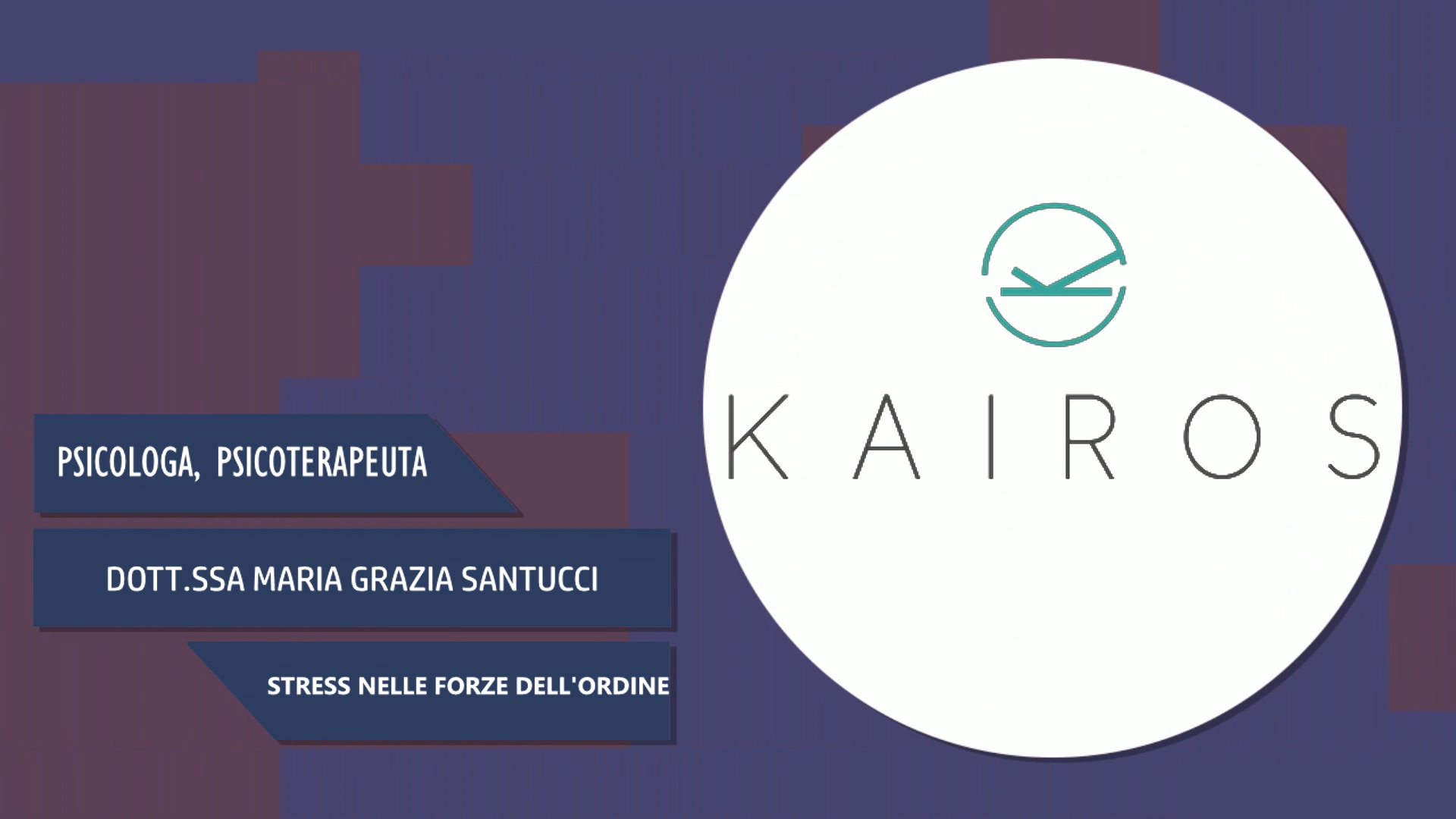 Dott.ssa Maria Grazia Santucci – Stress nelle forze dell’ordine