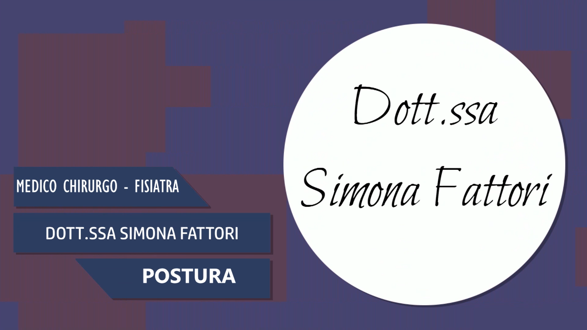 Dott.ssa Simona Fattori – Postura