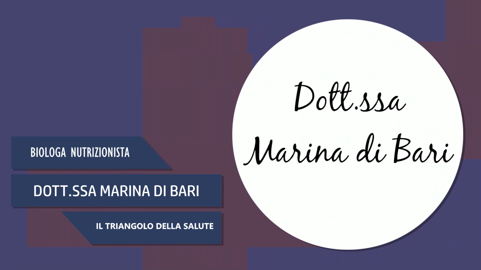 Intervista alla Dott.ssa Marina Di Bari – Il Triangolo della Salute