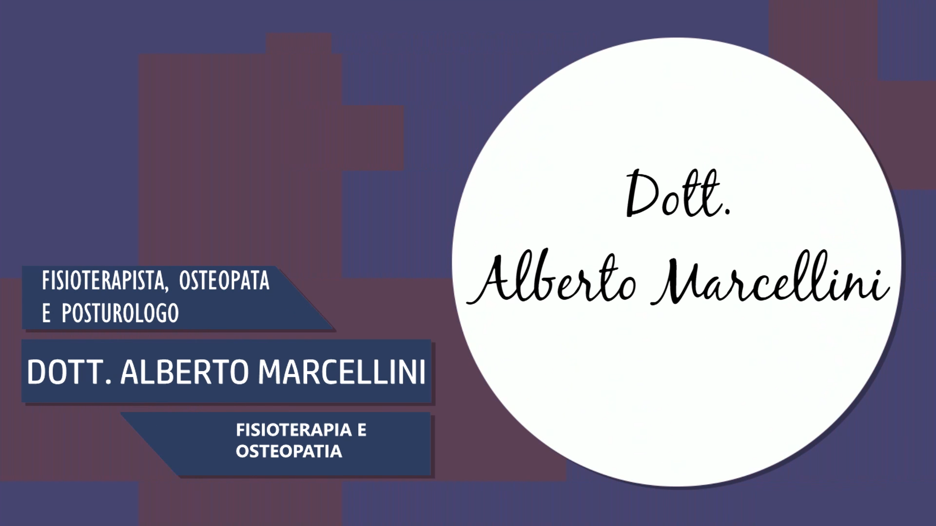 Intervista al Dott. Alberto Marcellini – Fisioterapia e osteopatia