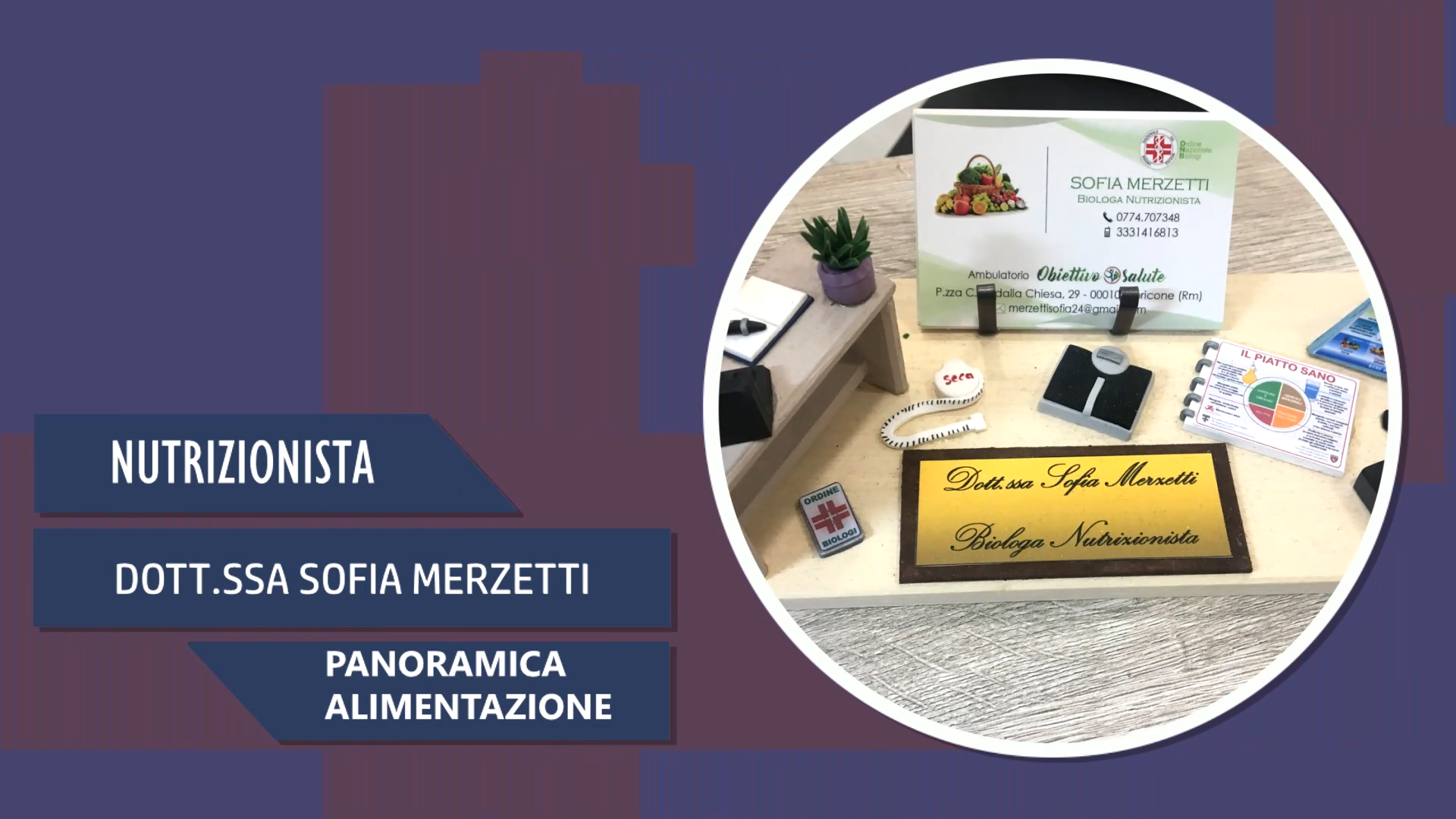 Intervista alla Dott.ssa Sofia Merzetti – Panoramica Alimentazione