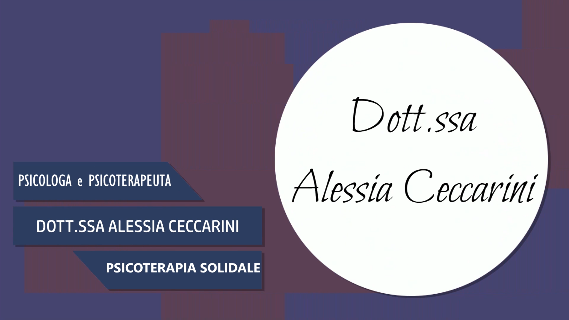 Intervista alla Dott.ssa Alessia Ceccarini – Psicoterapia Solidale
