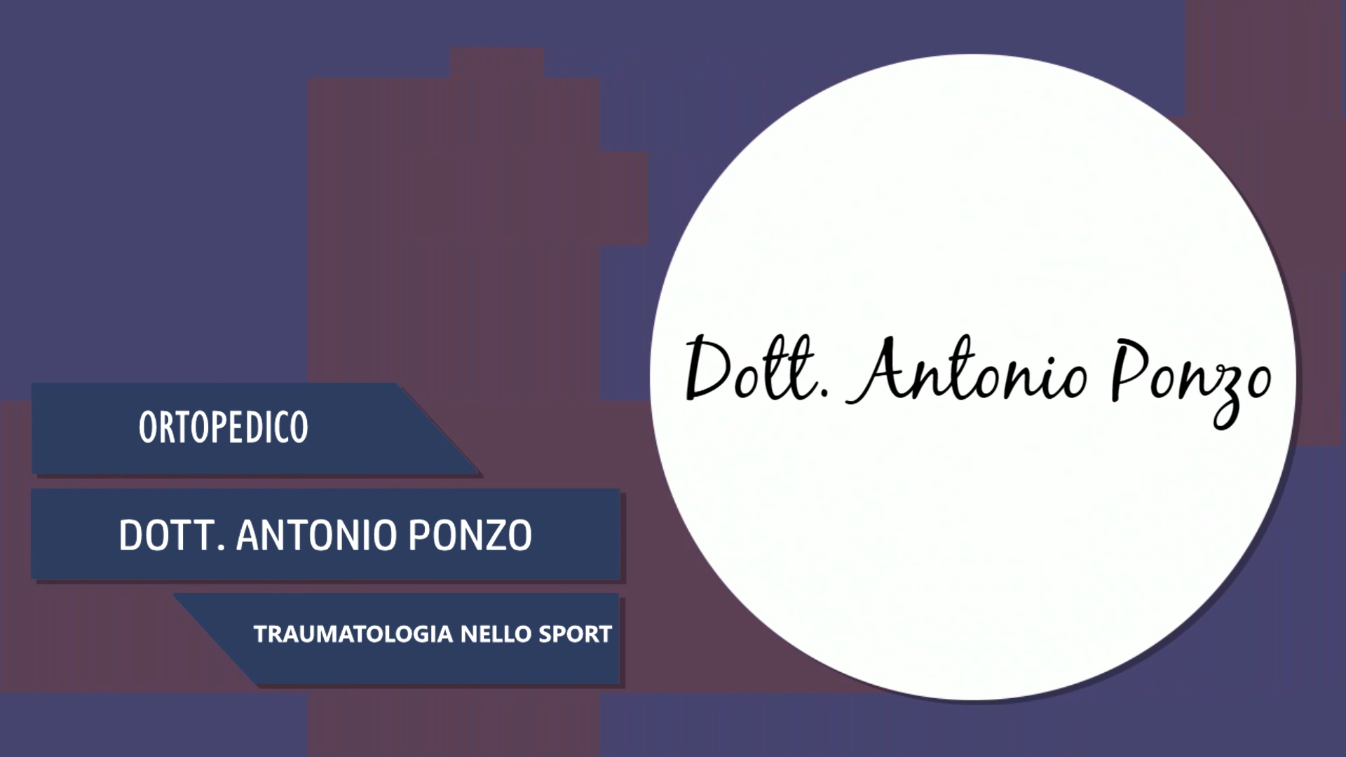 Intervista al Dott. Antonio Ponzo – Traumatologia nello sport
