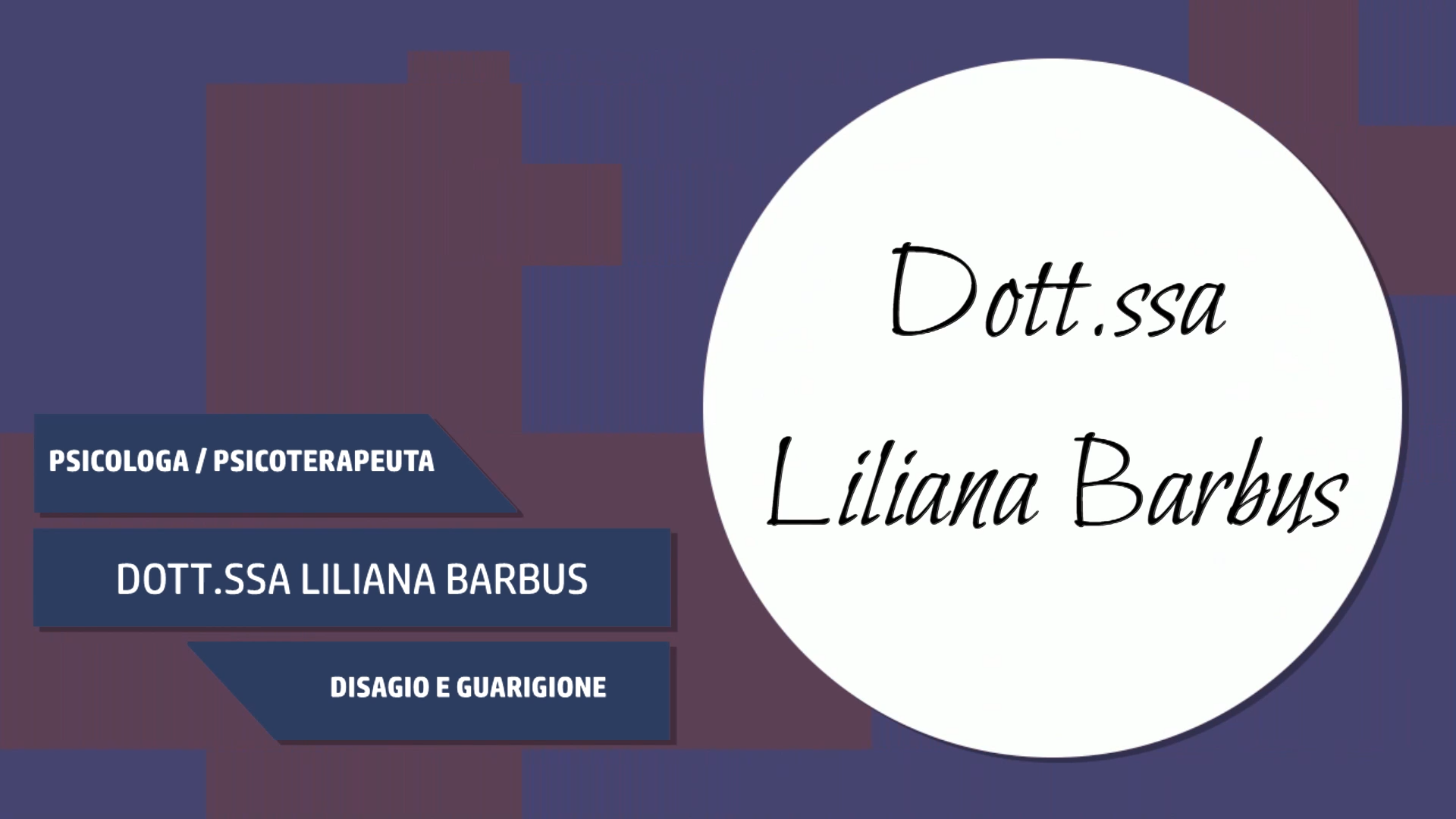Intervista alla Dott.ssa Liliana Barbus – Disagio e guarigione