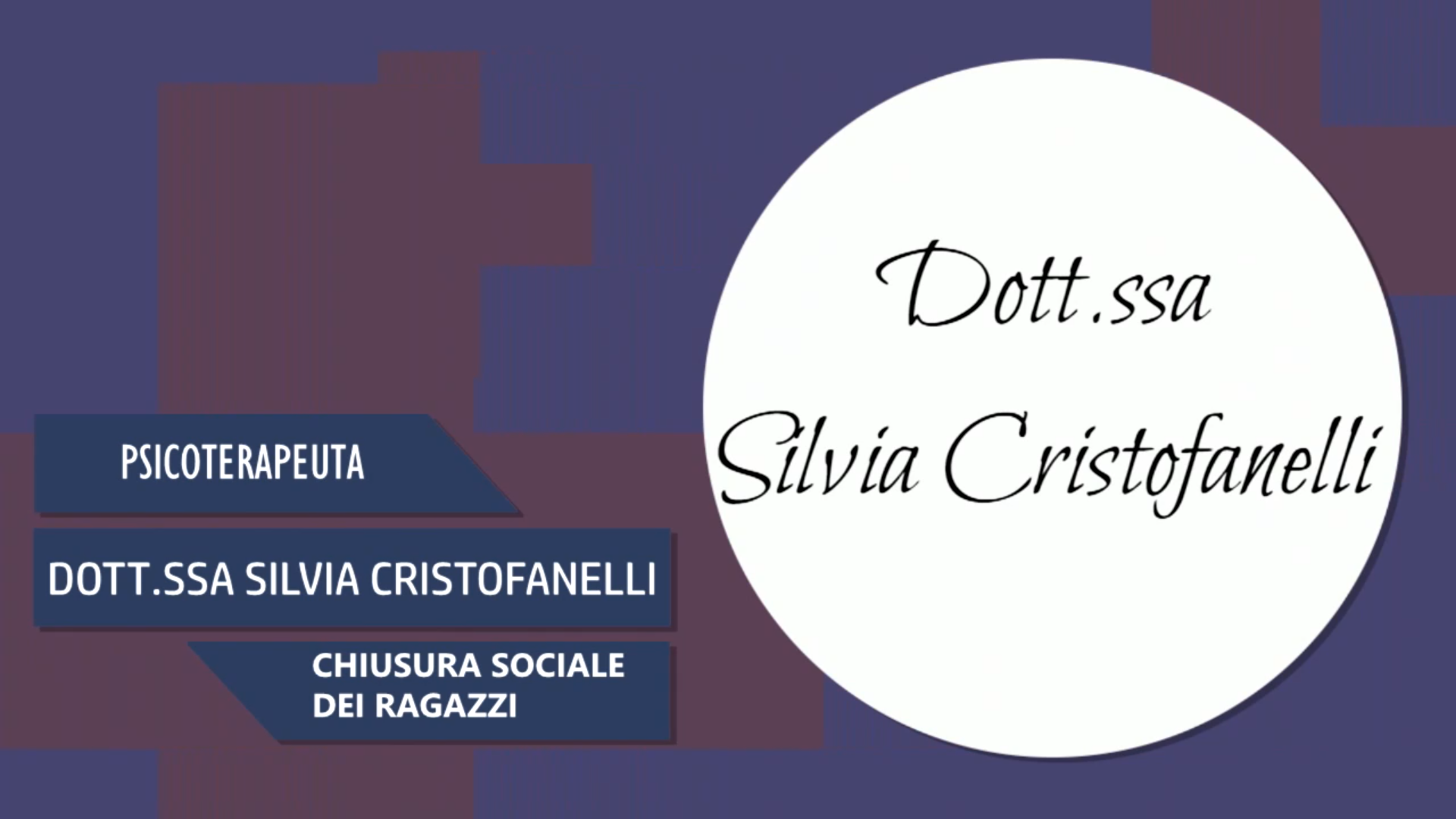 Intervista alla Dott.ssa Silvia Cristofanelli – Chiusura sociale dei ragazzi