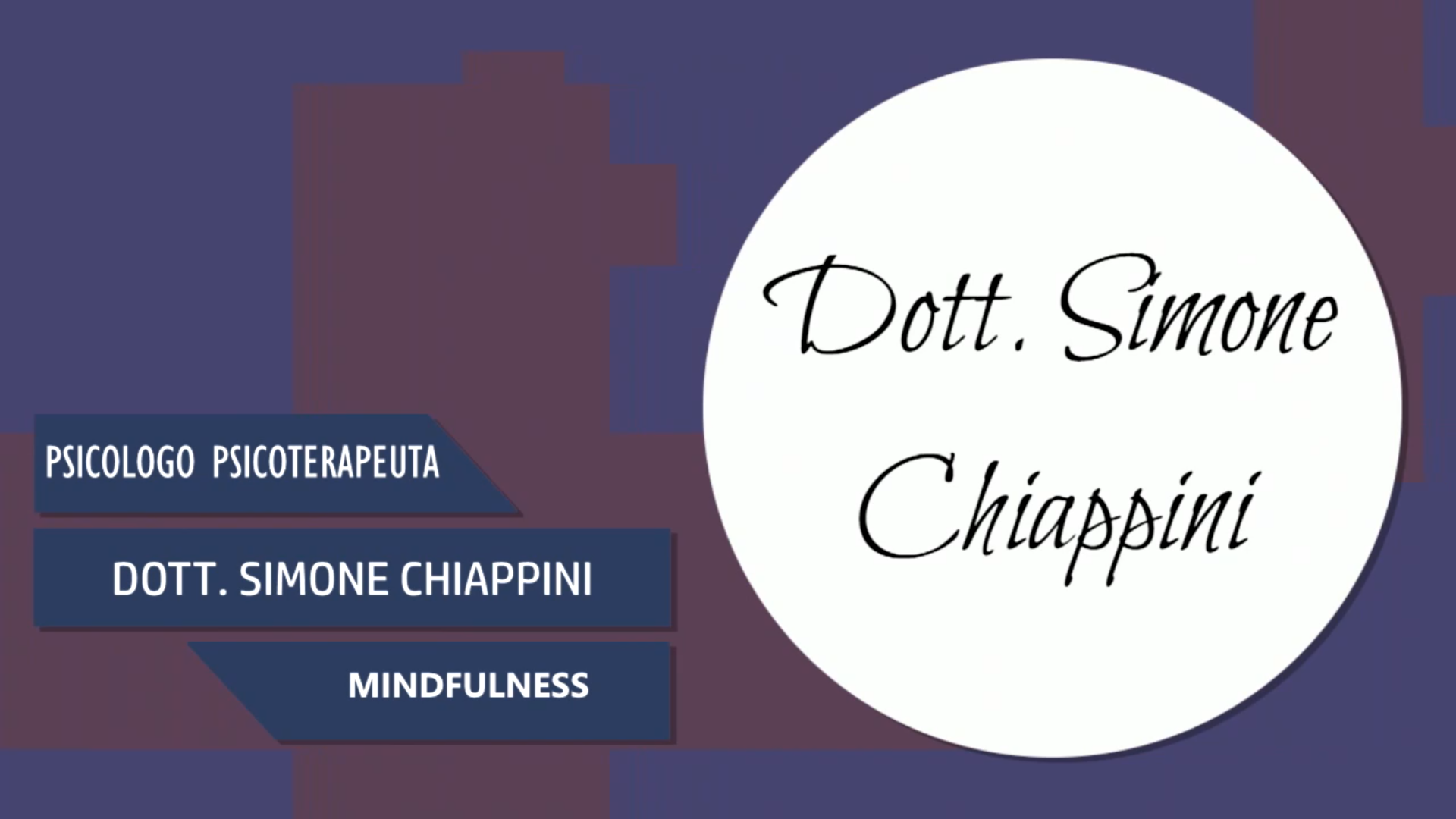 Intervista al Dott. Simone Chiappini – Mindfulness