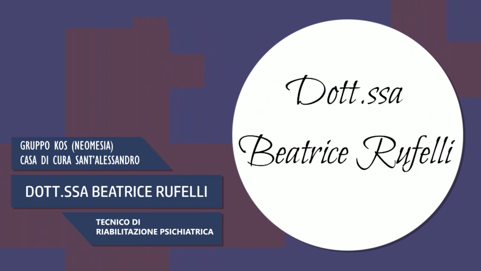 Intervista alla Dott.ssa Beatrice Rufelli – Tecnico di riabilitazione psichiatrica