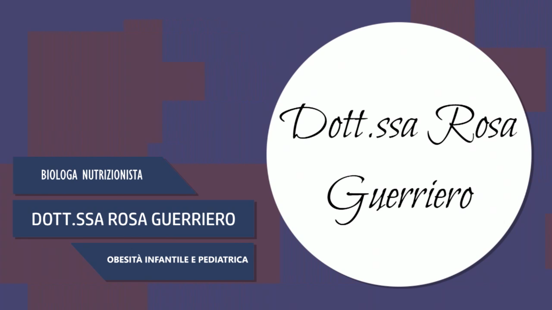 Intervista alla Dott.ssa Rosa Guerriero – Obesità infantile e pediatrica