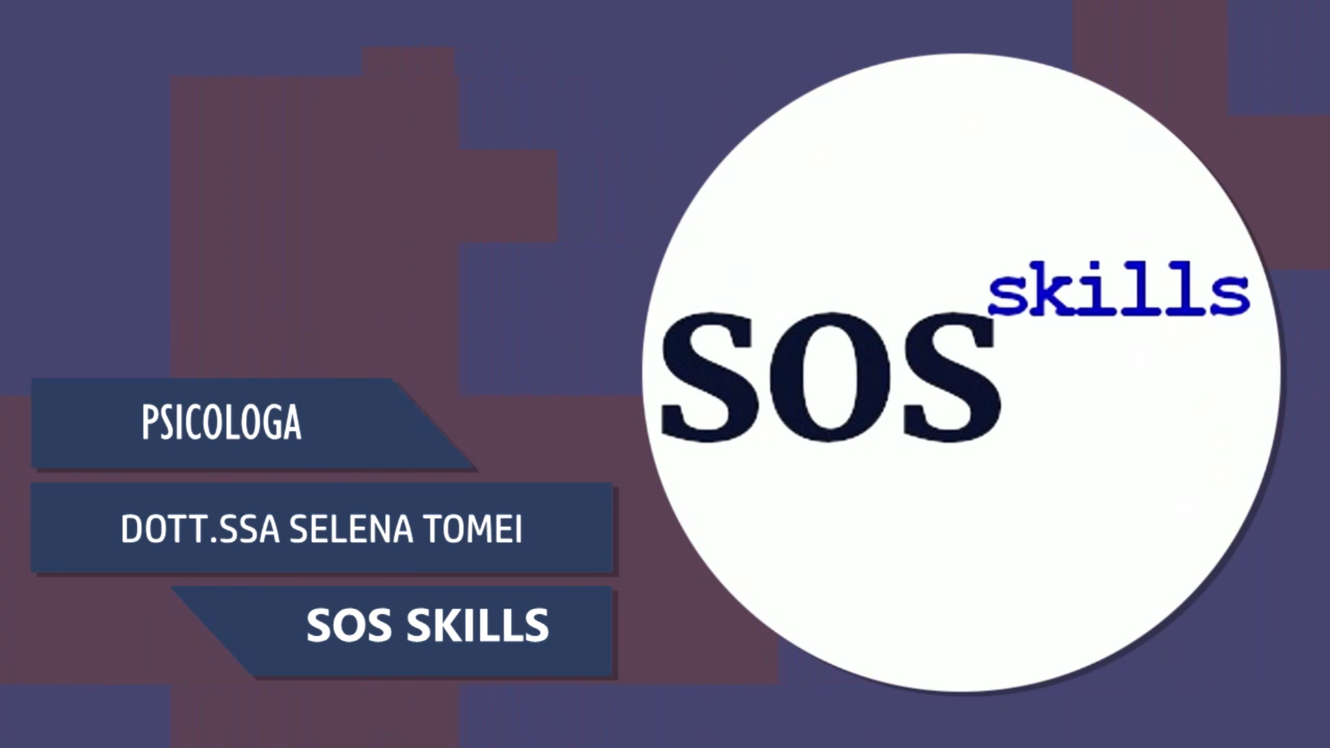Intervista alla Dott.ssa Selena Tomei – SOS Skills