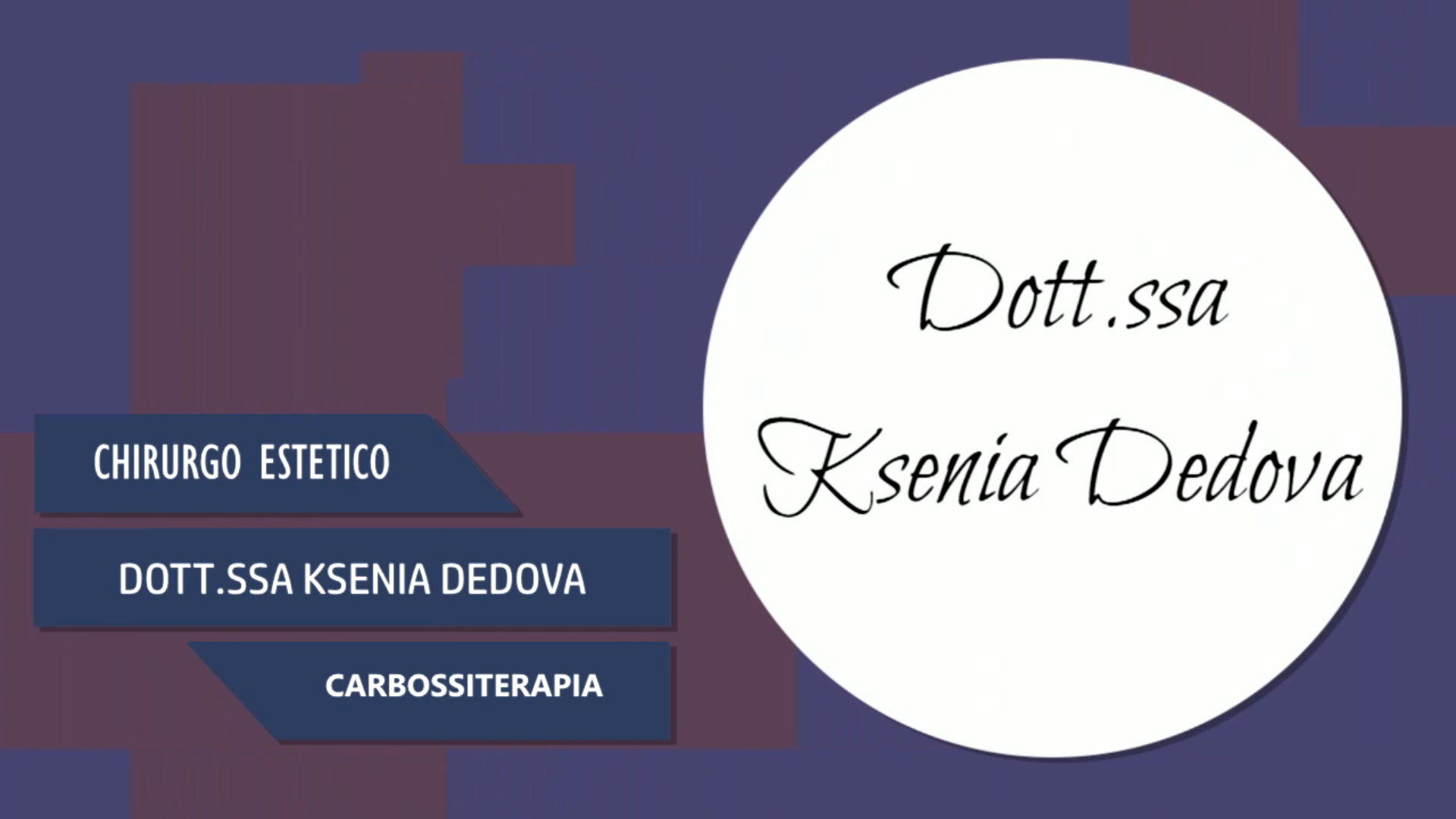 Intervista alla Dott.ssa Ksenia Dedova – Carbositterapia