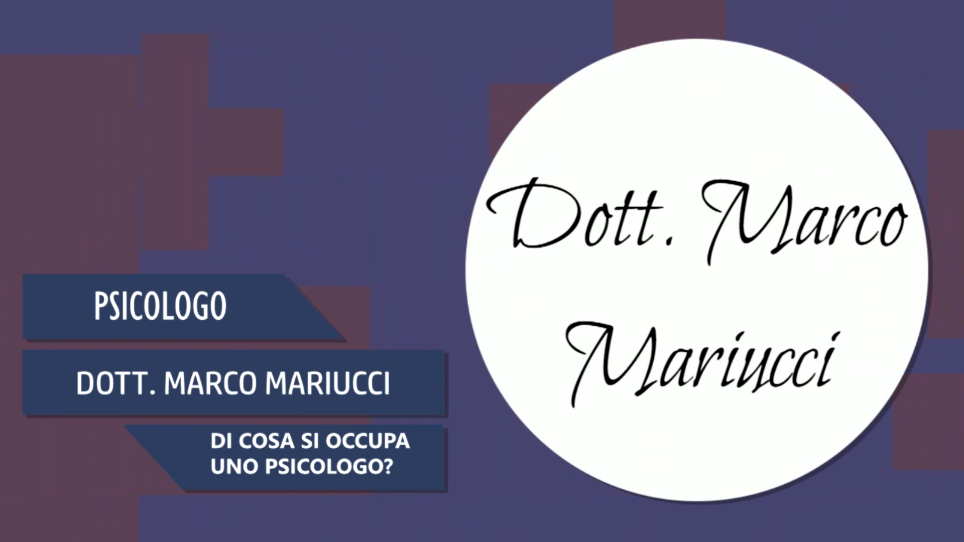 Intervista al Dott. Marco Mariucci – Di cosa si occupa uno psicologo?