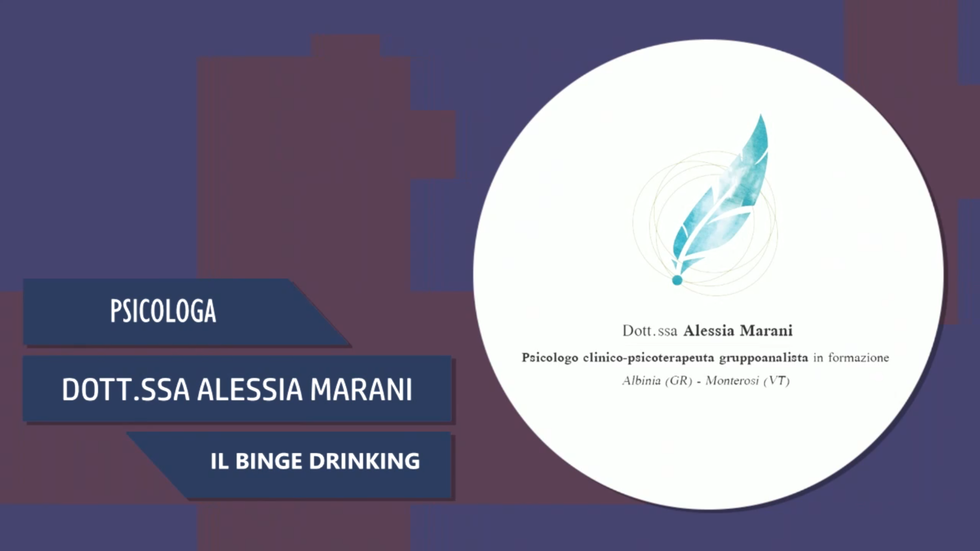 Intervista alla Dott.ssa Alessia Marani – Il Binge Drinking