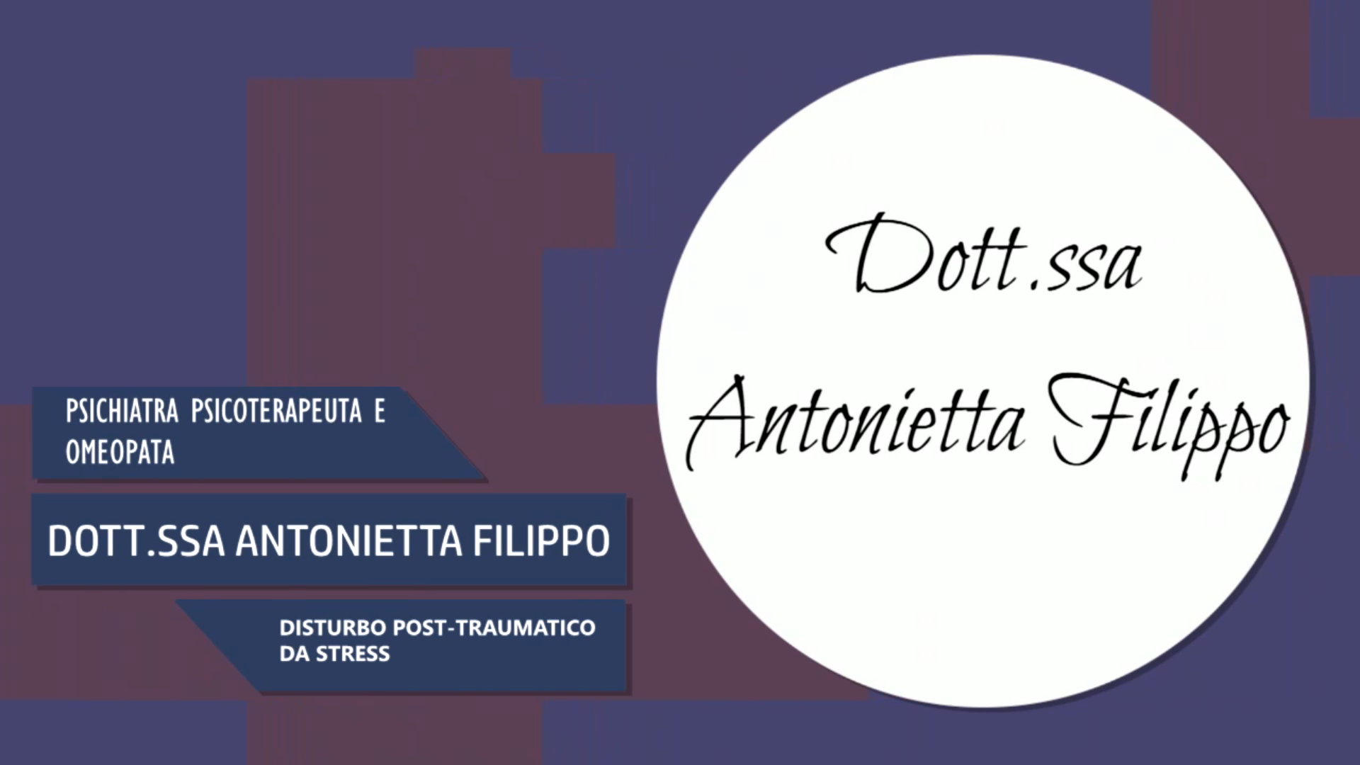 Intervista alla Dott.ssa Antonietta Filippo – Disturbo post-traumatico da stress