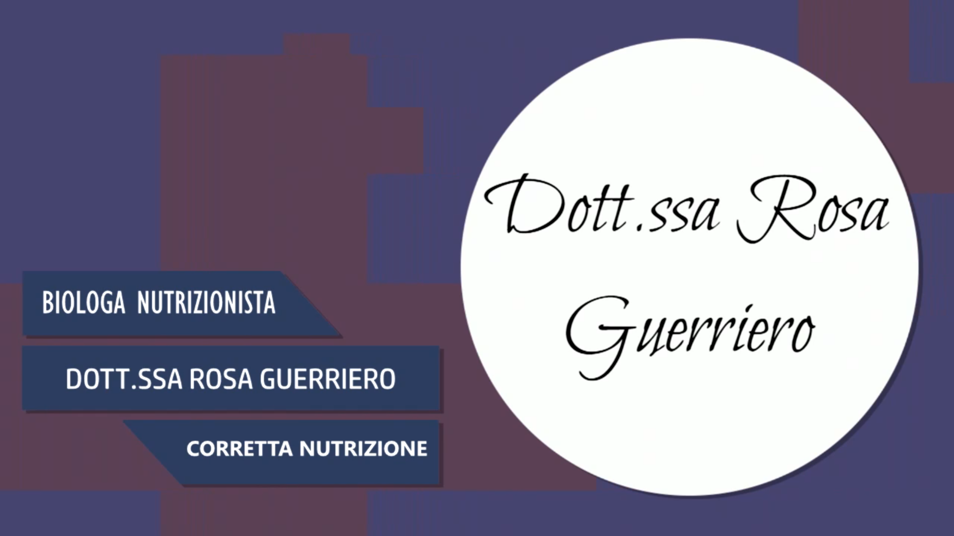 Intervista alla Dott.ssa Rosa Guerriero – Corretta nutrizione