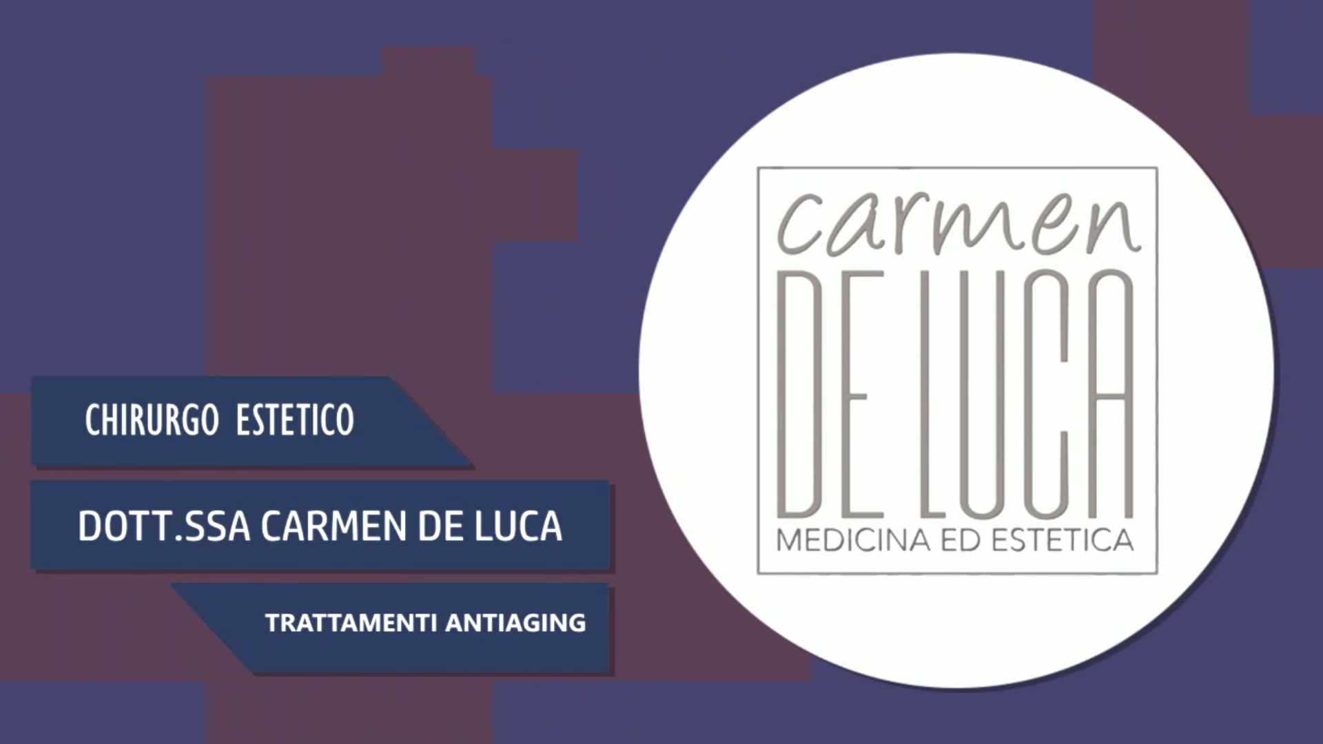 Intervista alla Dott.ssa Carmen De Luca – Trattamenti Antiaging