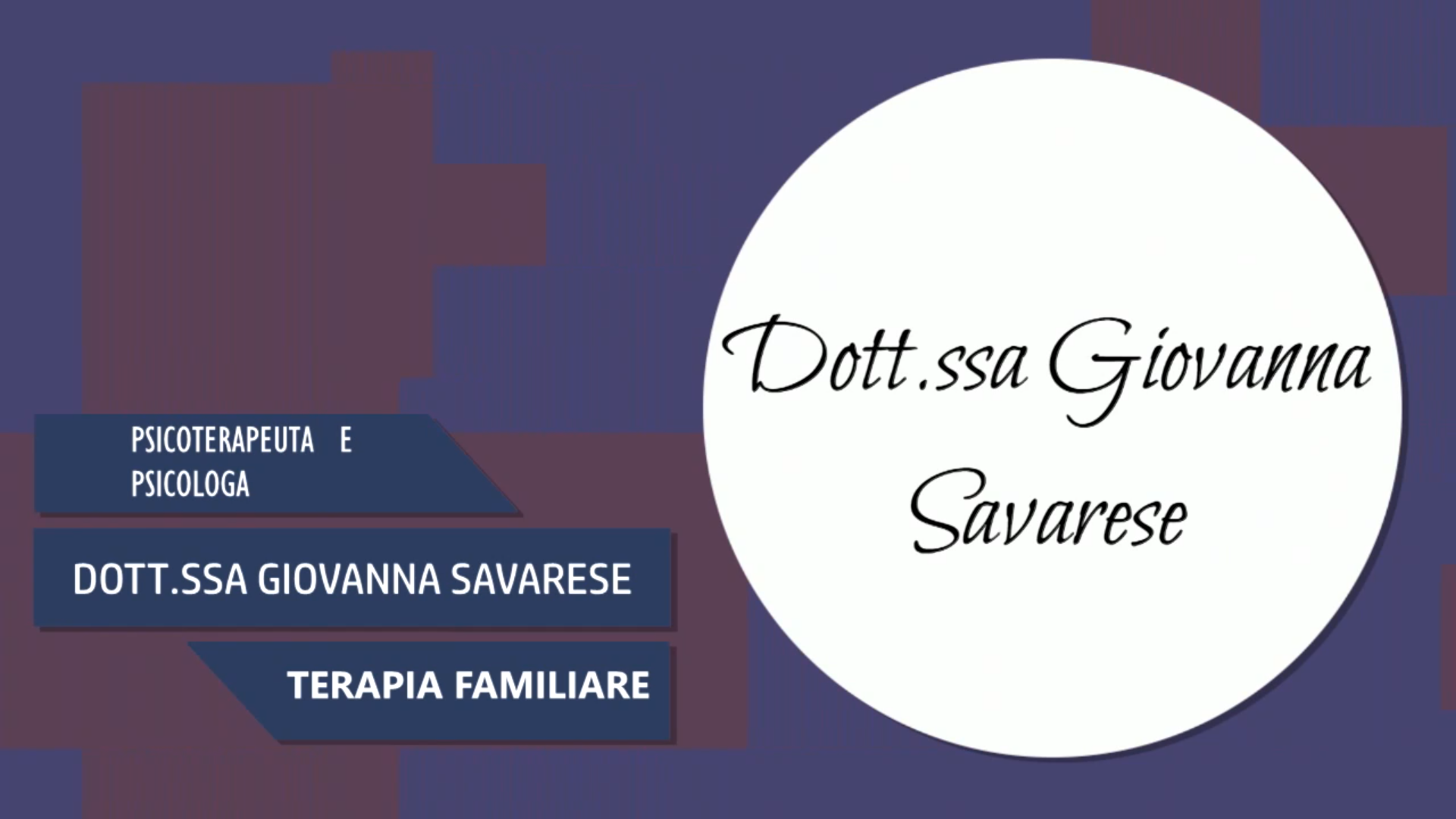 Intervista alla Dott.ssa Giovanna Savarese – Terapia Familiare