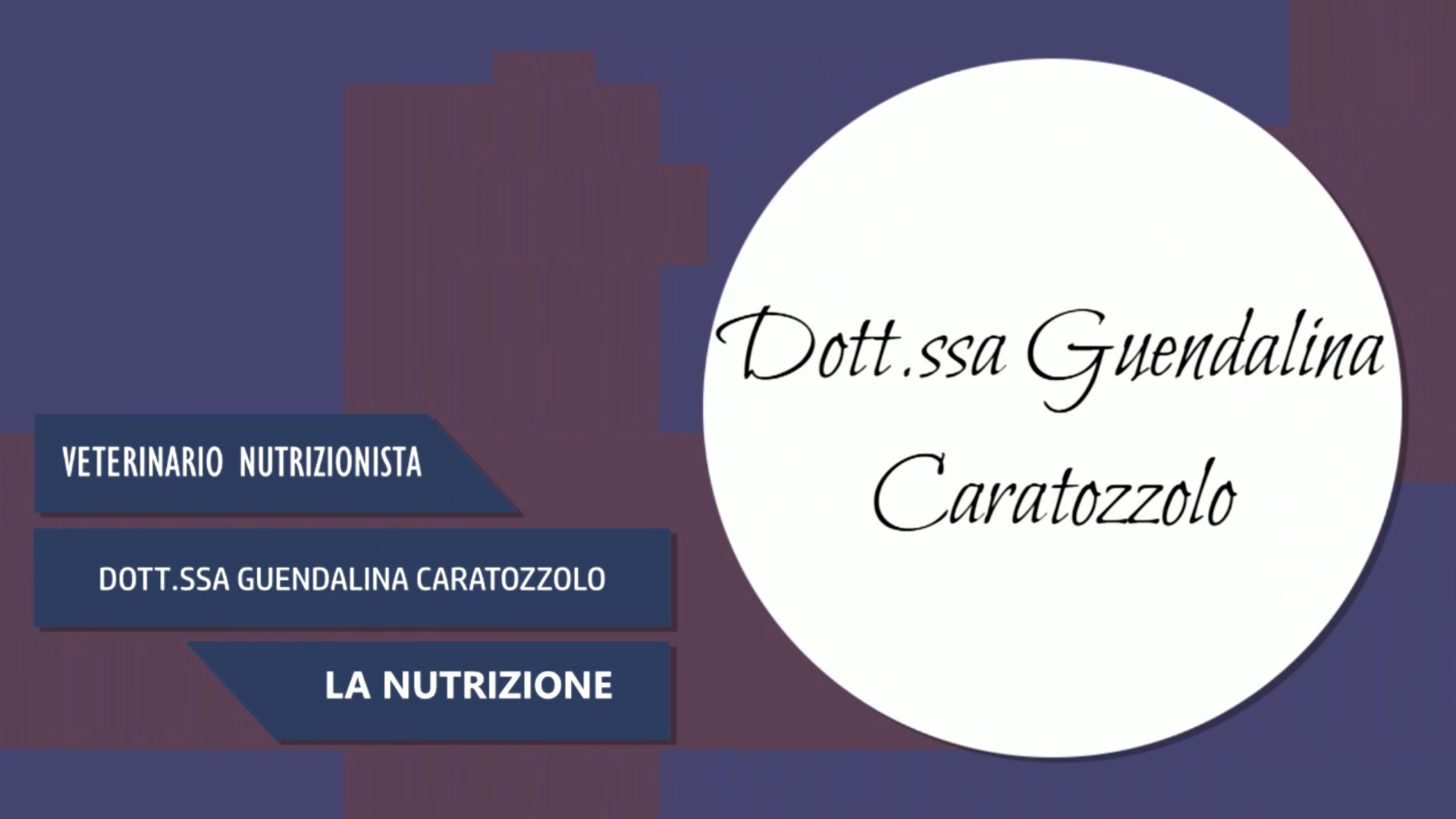 Intervista alla Dott.ssa Guendalina Caratozzolo – La Nutrizione