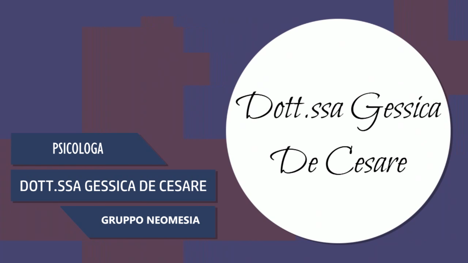 Intervista alla Dott.ssa Gessica De Cesare – Gruppo Neomesia