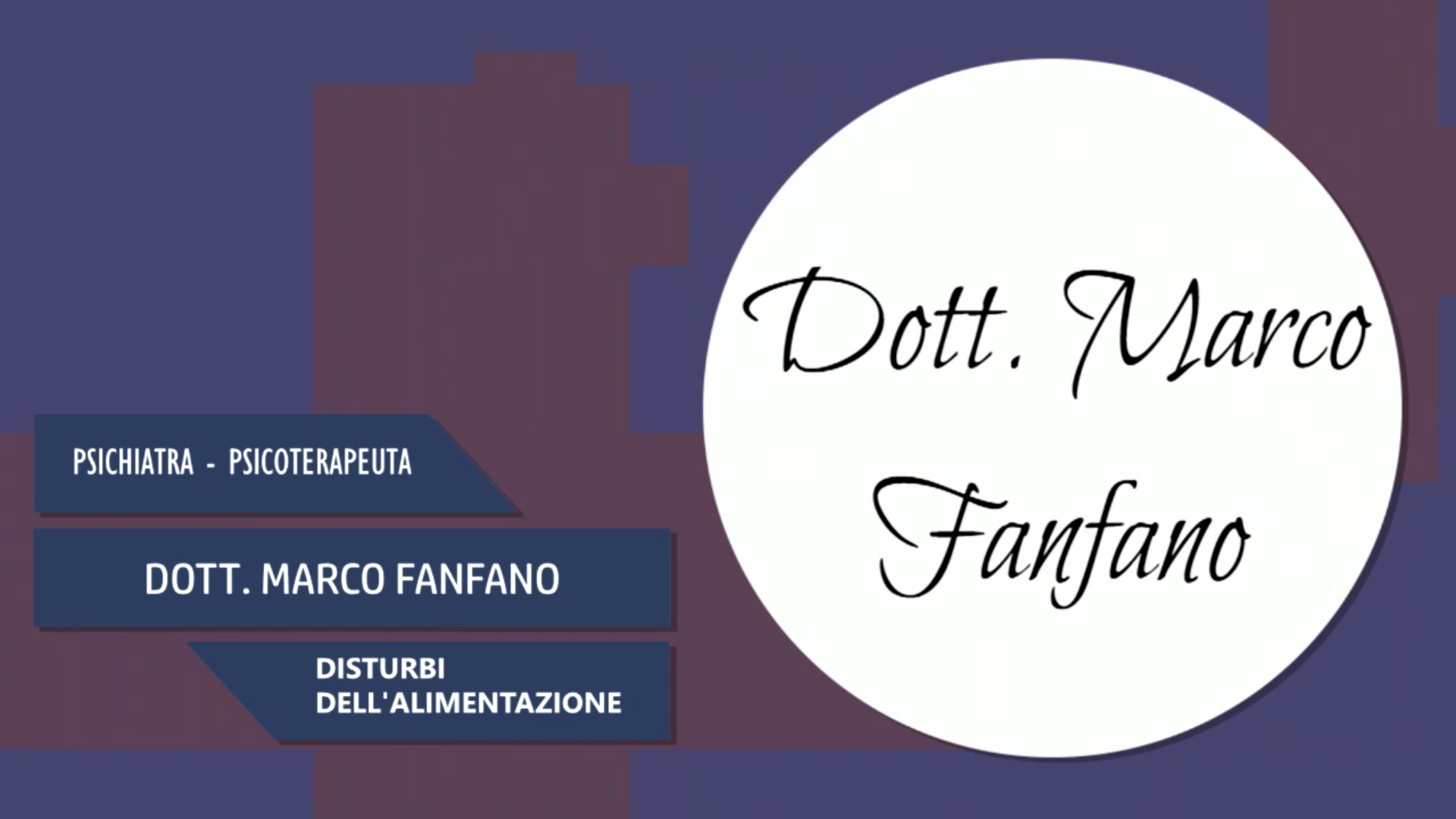 Intervista al Dott. Marco Fanfano – Disturbi dell’alimentazione