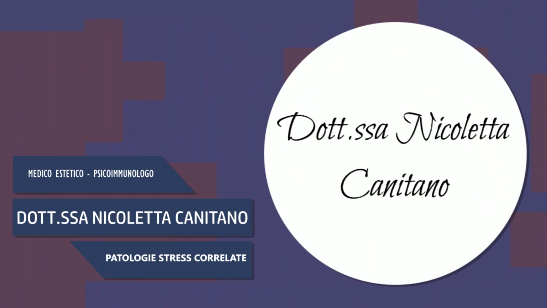 Intervista alla Dott.ssa Nicoletta Canitano – Patologie Stress correlate