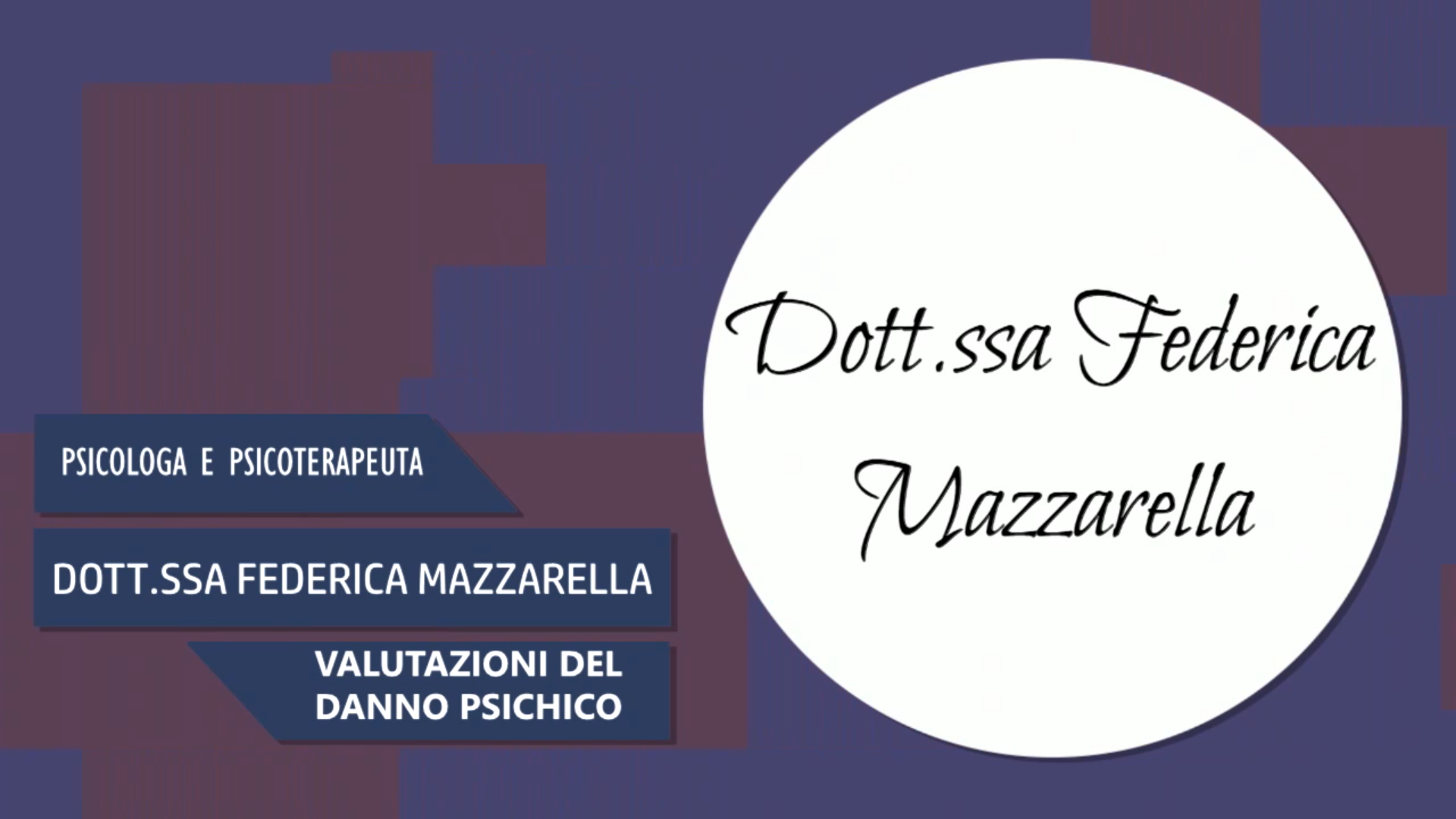 Intervista alla Dott.ssa Federica Mazzarella – Valutazioni del danno psichico