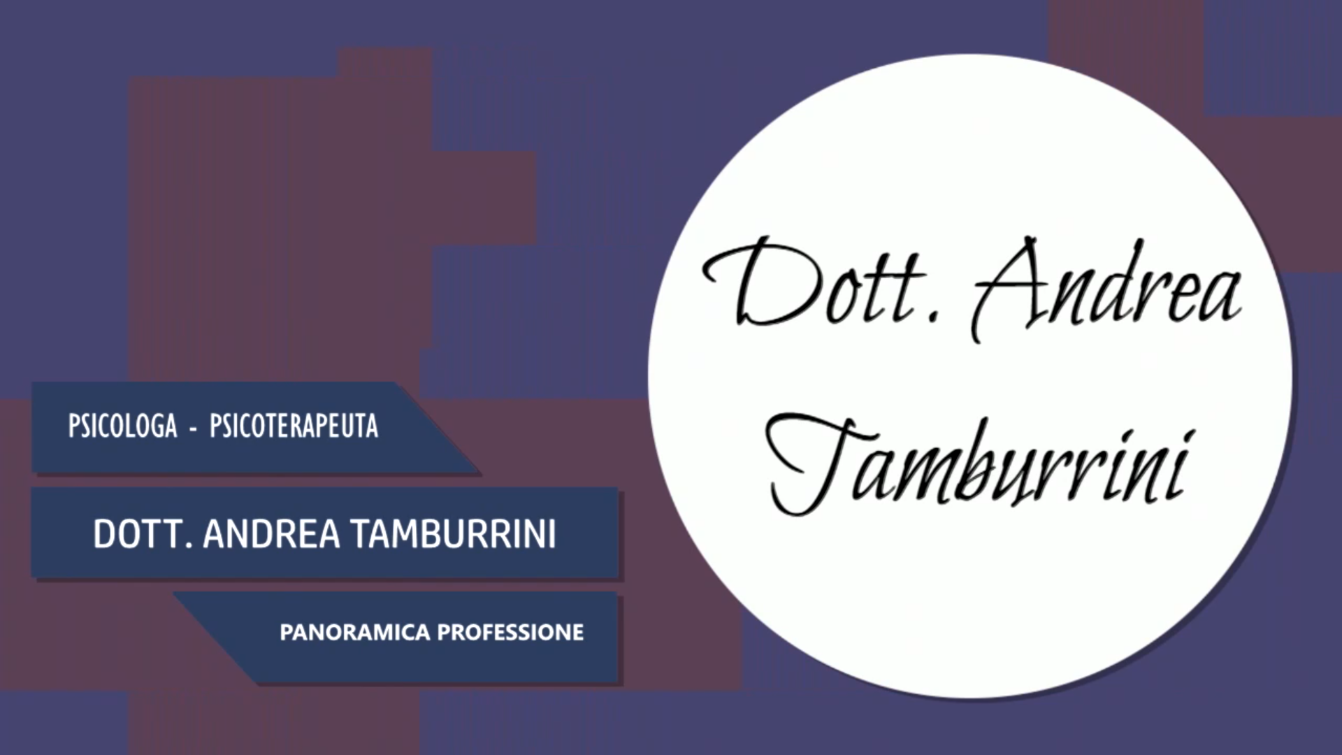 Intervista al Dott. Andrea Tamburrini – Panoramica professione