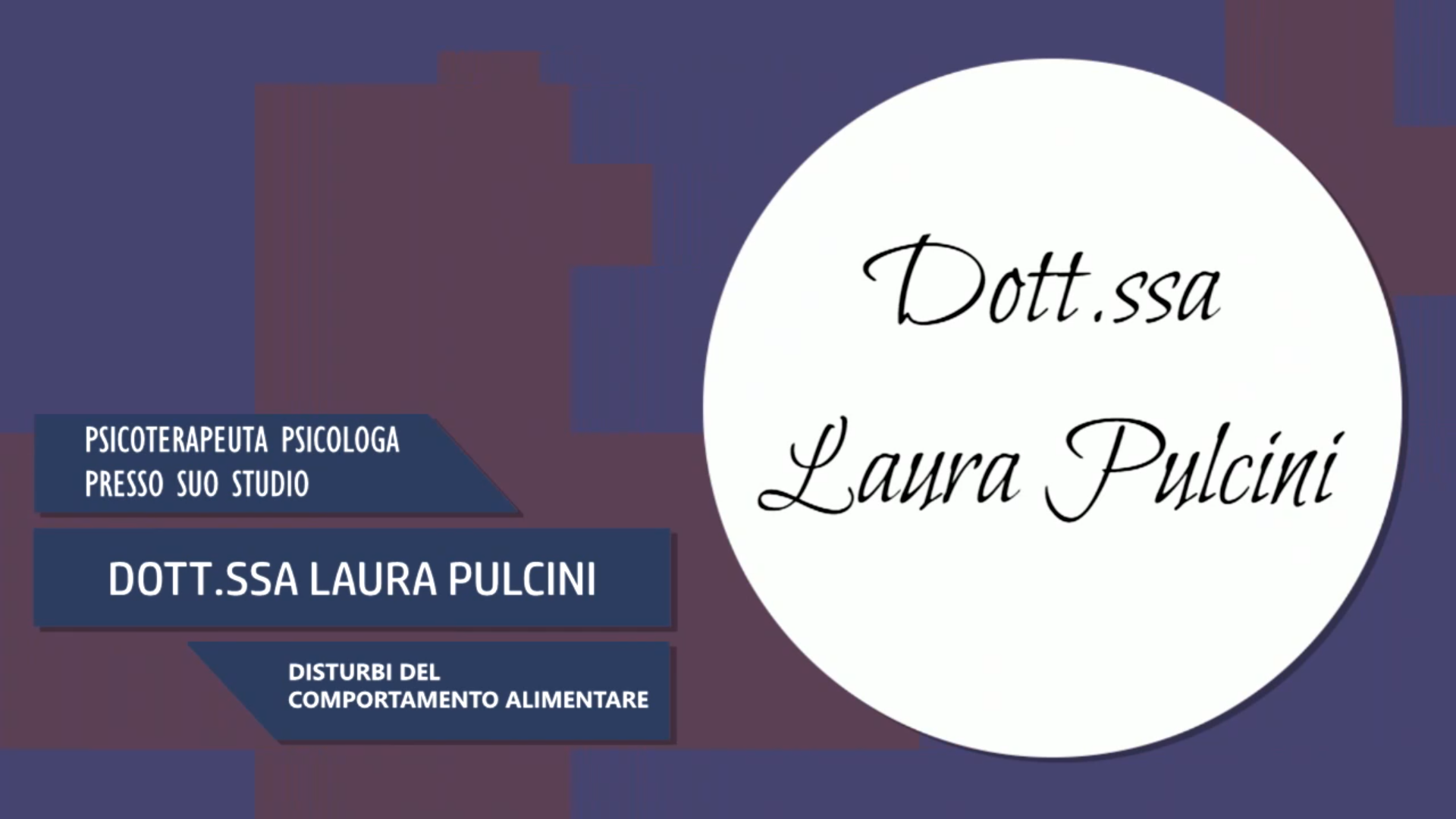 Intervista alla Dott.ssa Laura Pulcini – Disturbi del comportamento alimentare