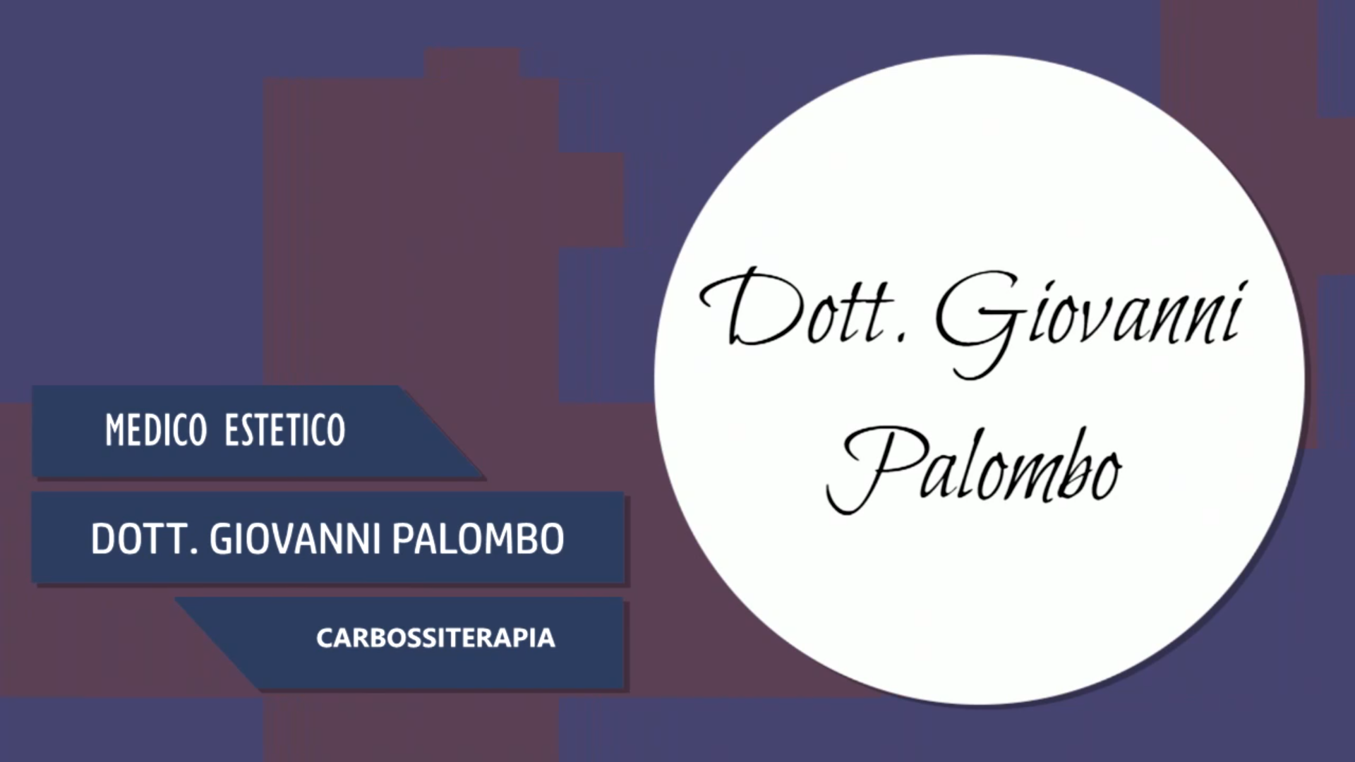 Intervista al Dott. Giovanni Palombo – Carbossiterapia