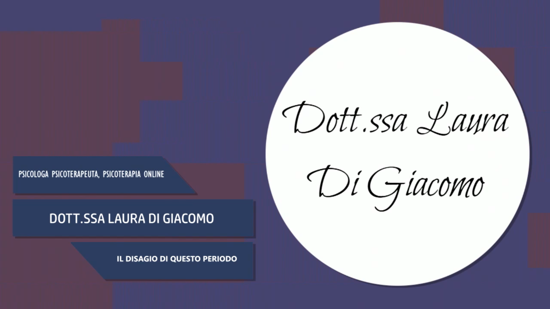 Intervista alla Dott.ssa Laura Di Giacomo – Il disagio di questo periodo