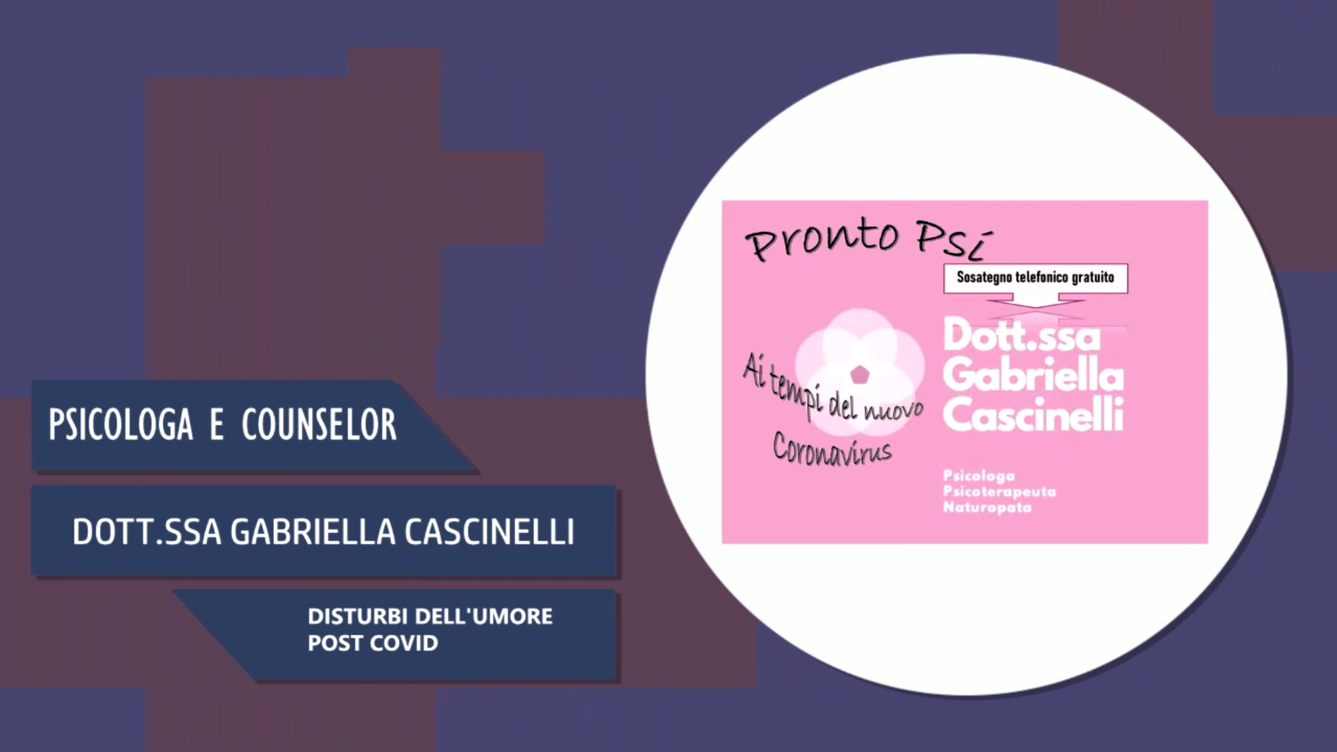 Intervista alla Dott.ssa Gabriella Cascinelli – Disturbi dell’umore post covid