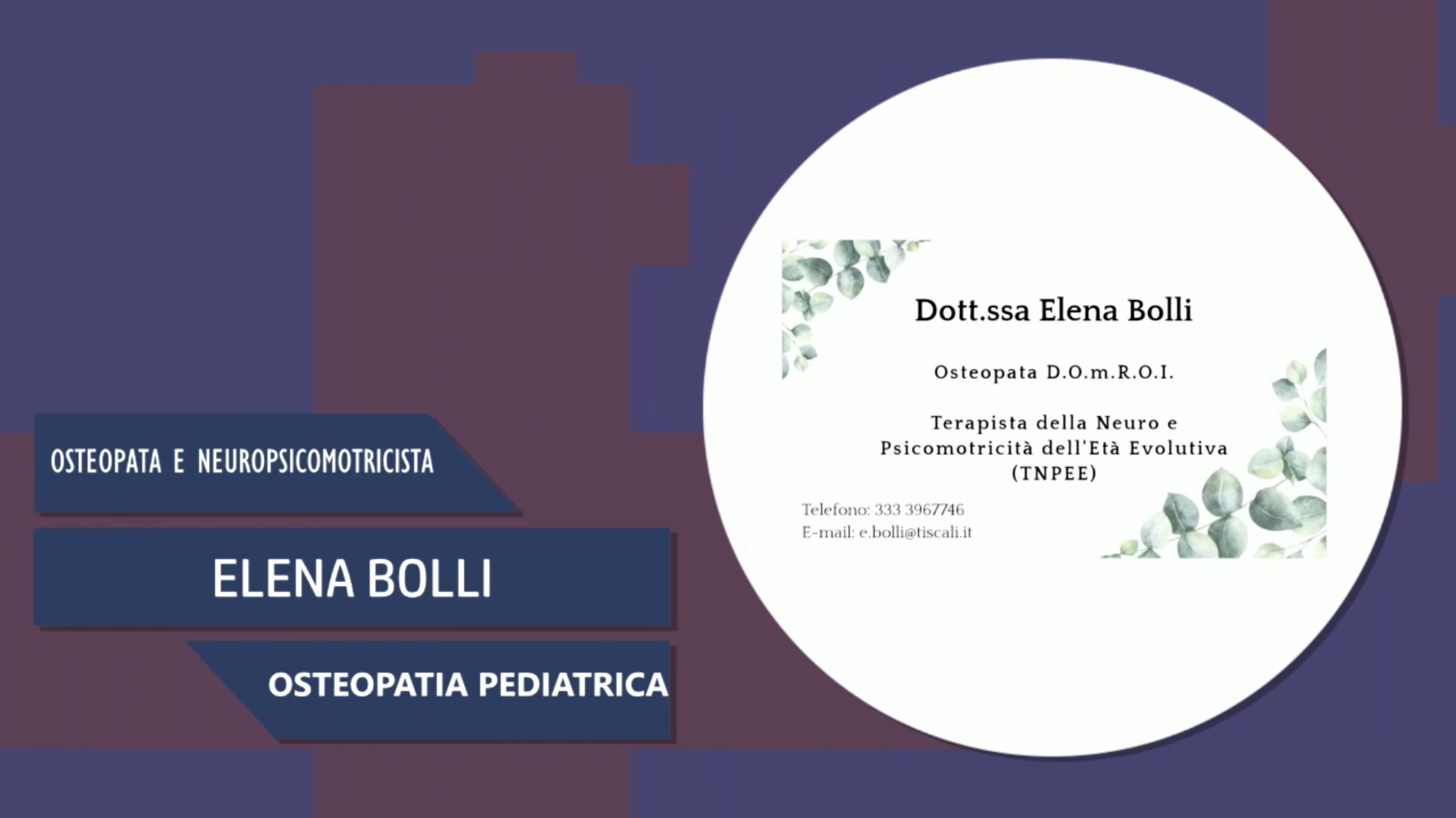 Intervista a Elena Bolli – Osteopatia Pediatrica