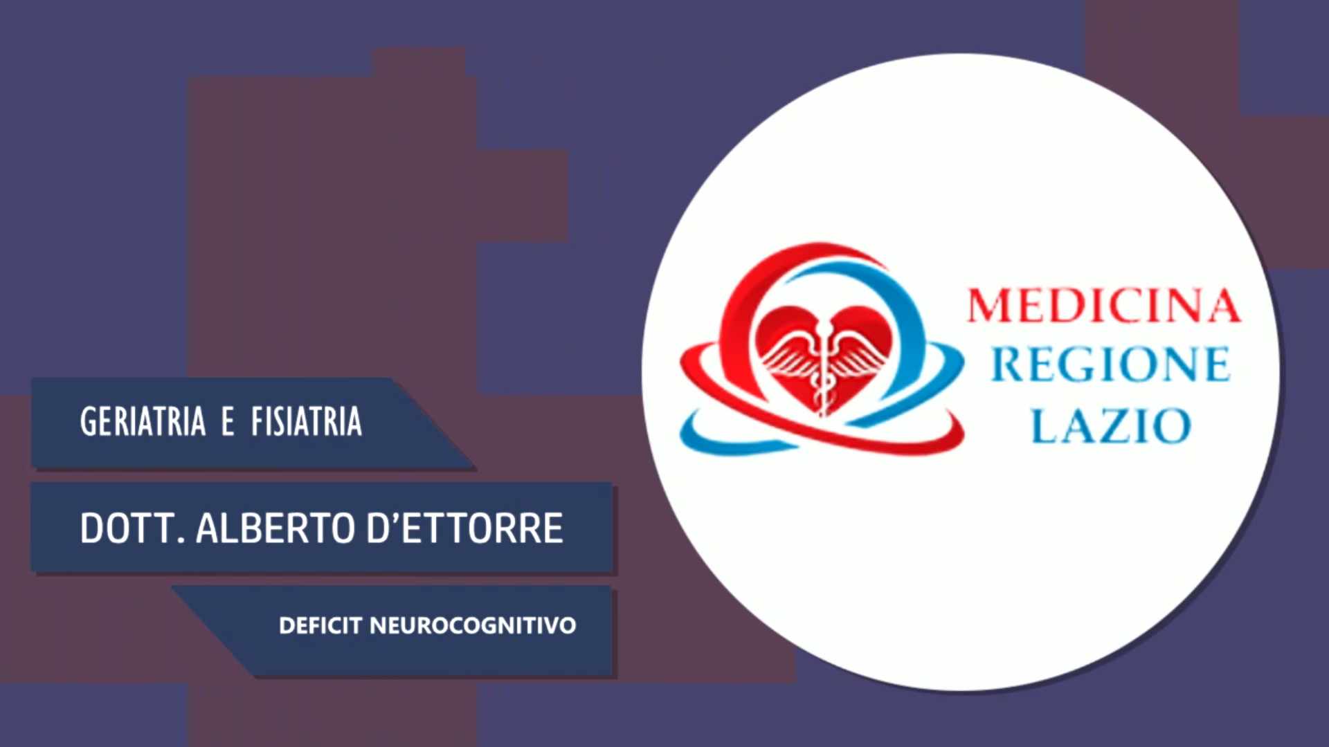Intervista al Dott. Alberto D’Ettorre – Deficit Neurocognitivo