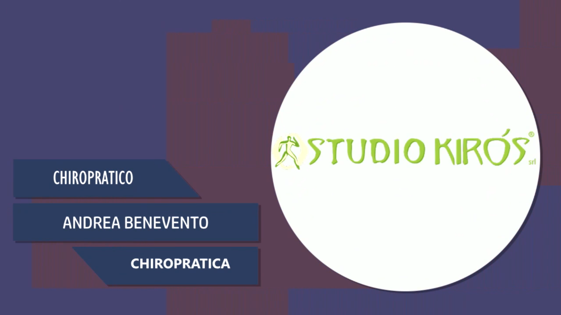 Intervista a Andrea Benevento – Chiropratica