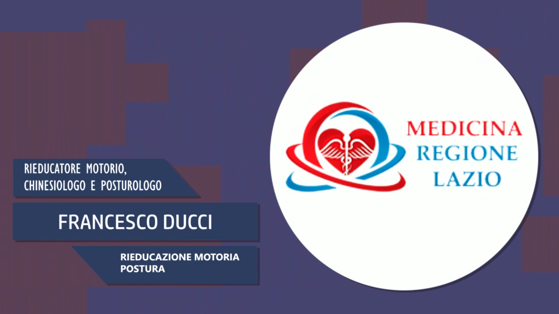 Intervista a Francesco Ducci – Rieducazione motoria postura