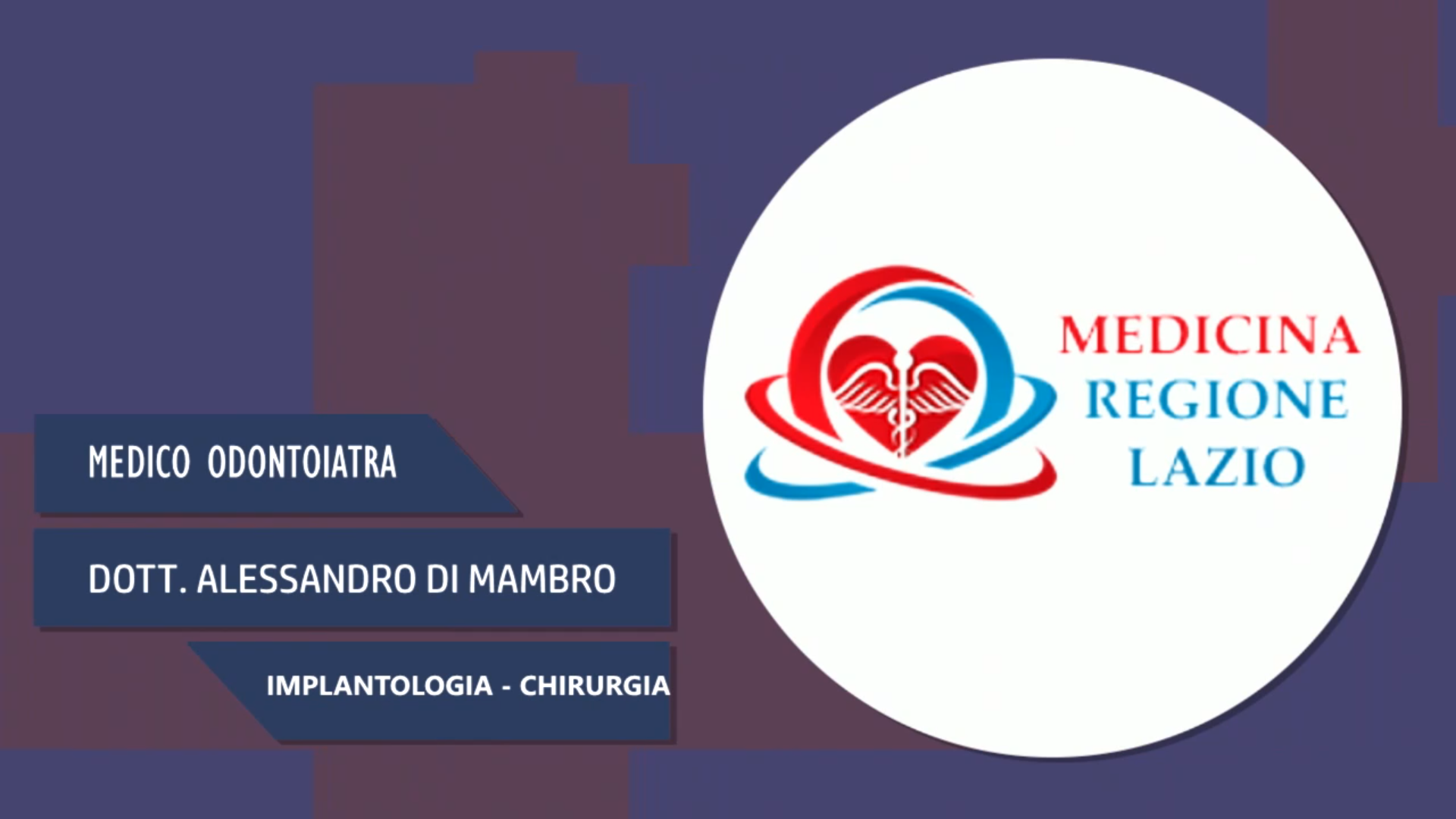 Intervista al Dott. Alessandro Di Mambro – Implantologia