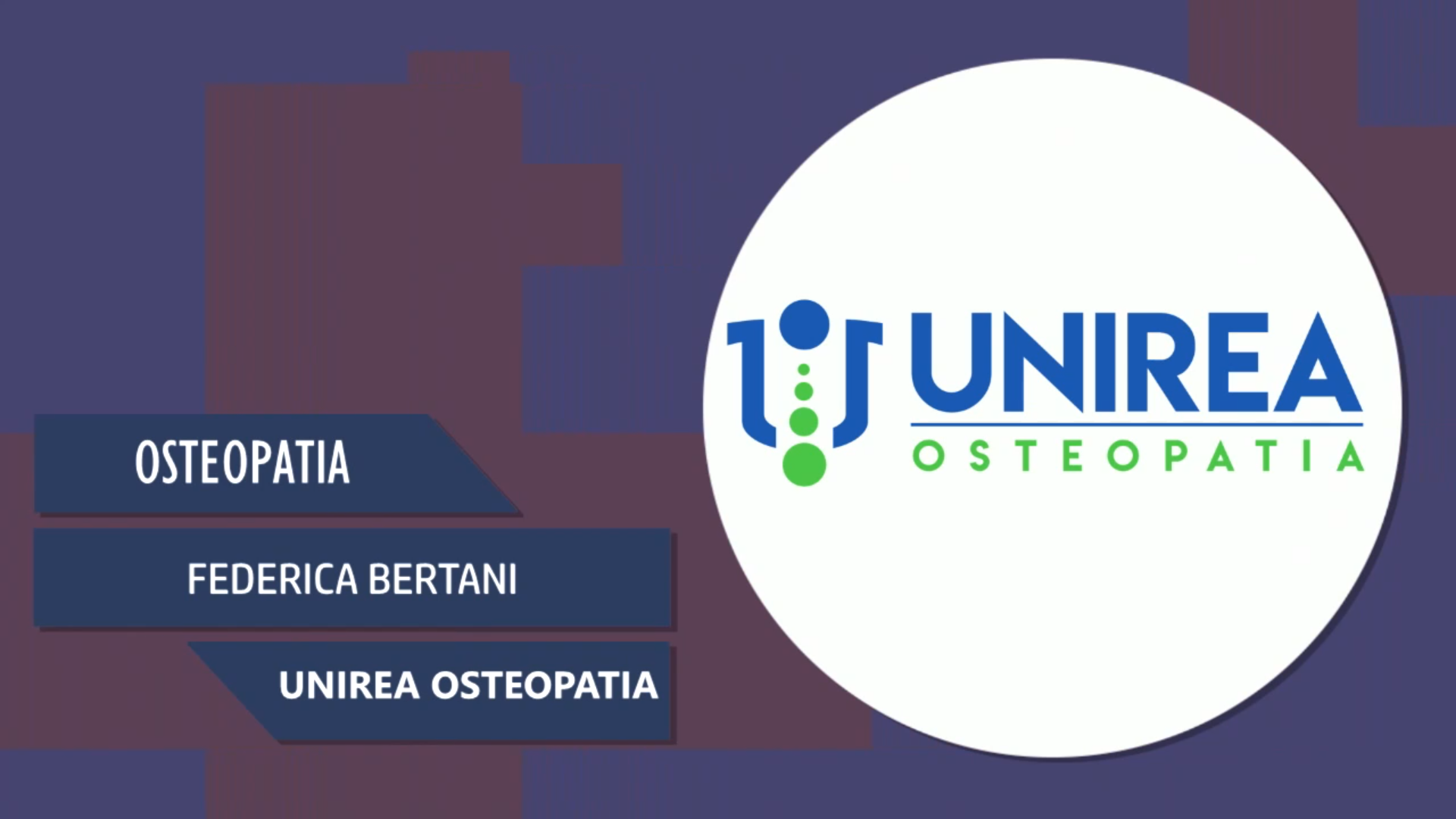 Intervista a Federica Bertani – Unirea Osteopatia