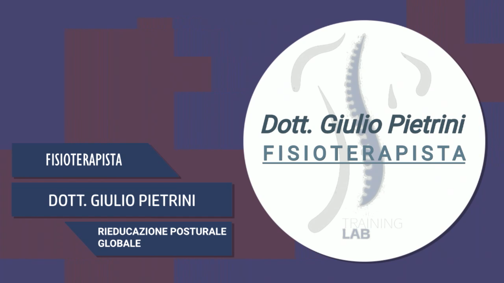 Intervista al Dott. Giulio Pietrini – Rieducazione posturale globale