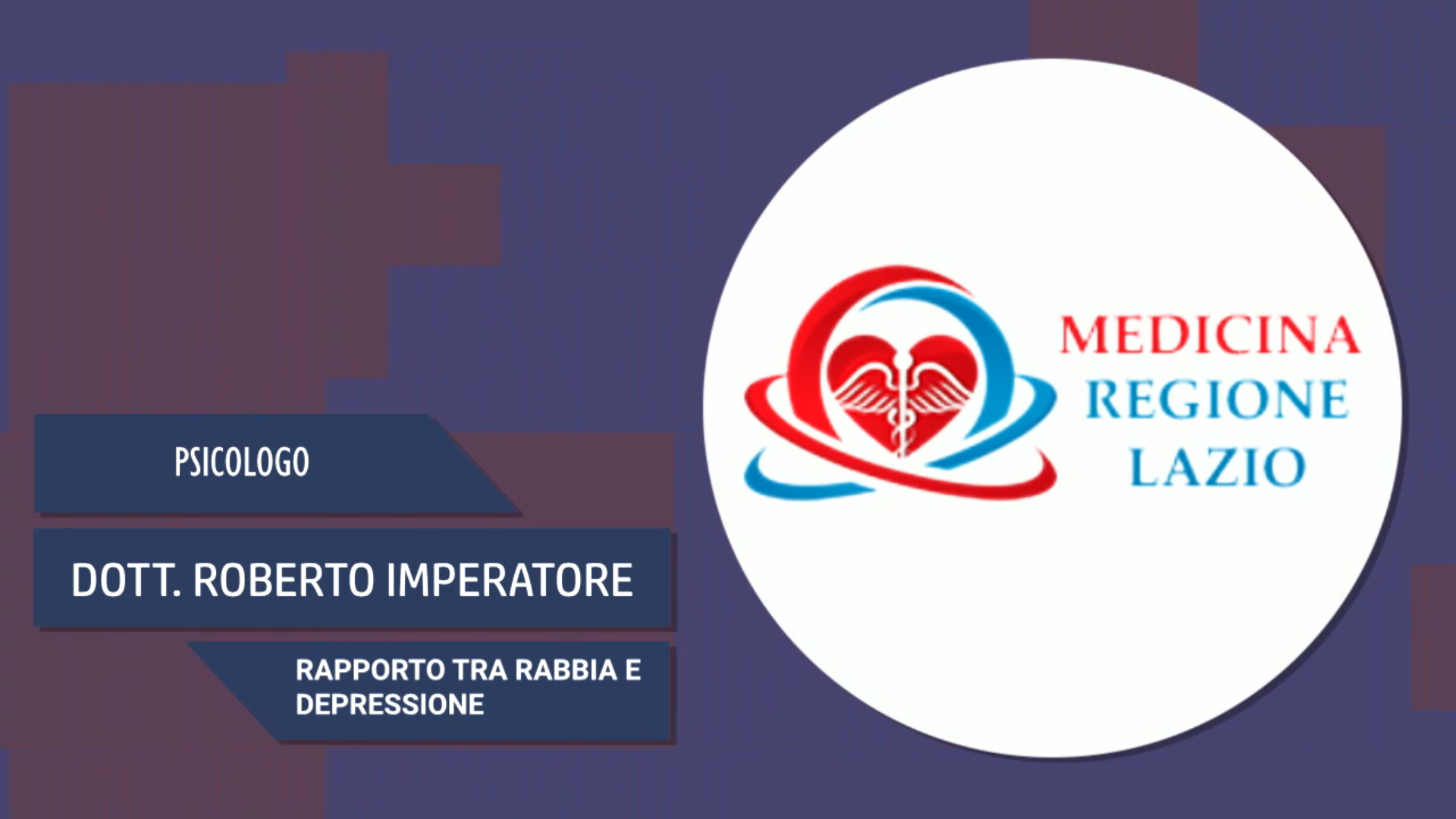 Intervista al Dott. Roberto Imperatore – Rapporto tra rabbia e depressione