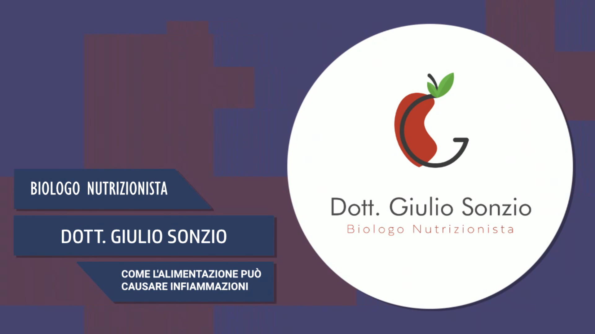 Intervista al Dott. Giulio Sonzio – Come l’alimentazione può causare infiammazioni