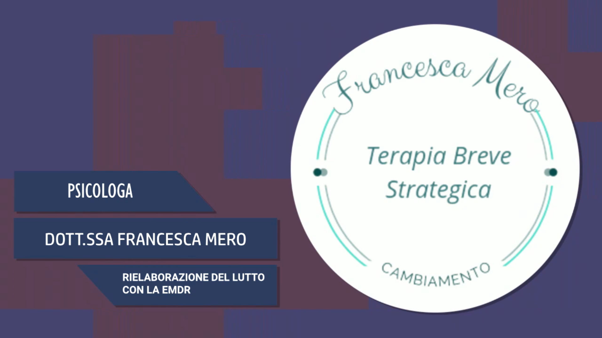 Intervista alla Dott.ssa Francesca Mero – Rielaborazione del lutto con la EMDR