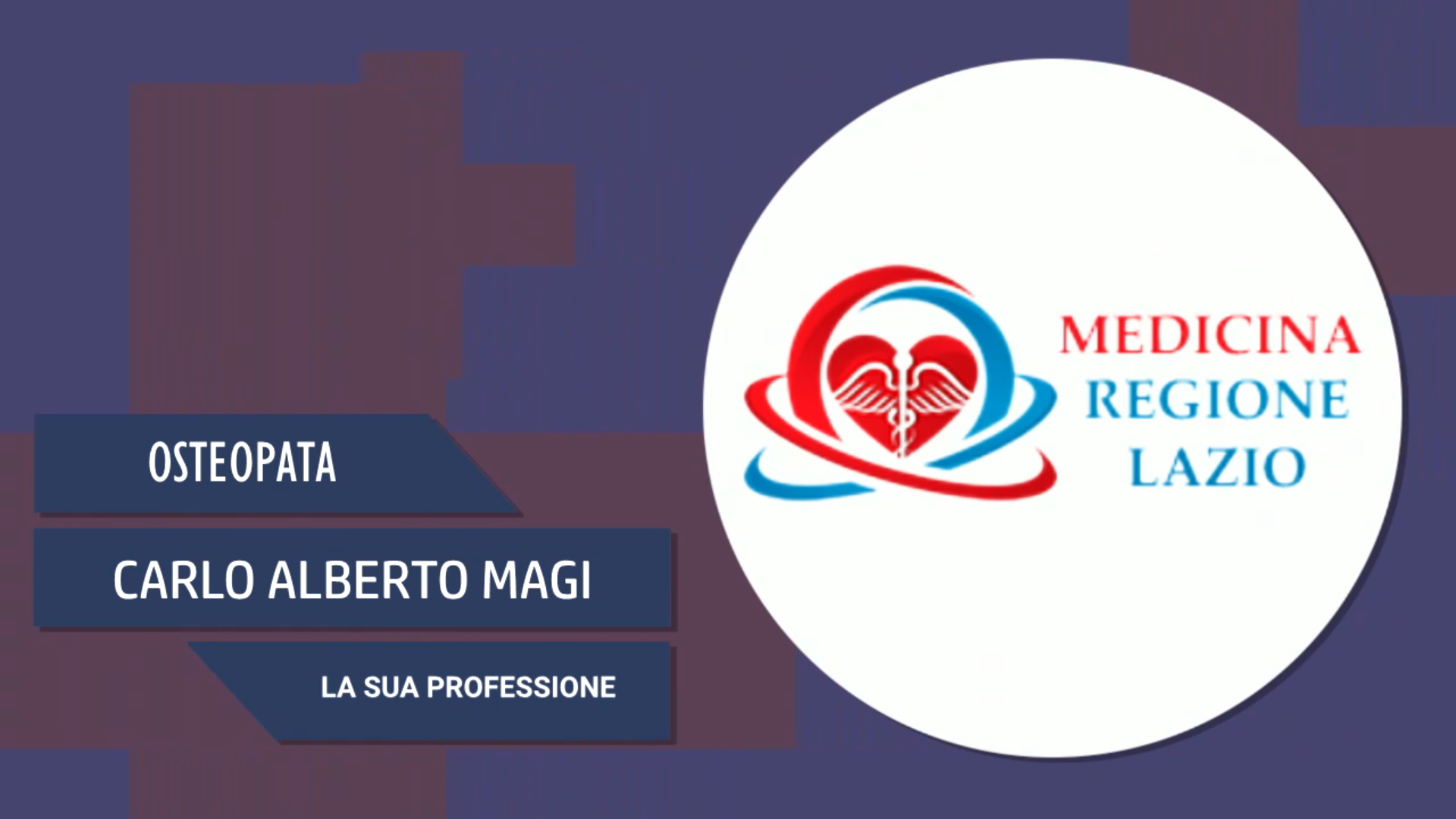 Intervista a Carlo Alberto Magi – La sua professione